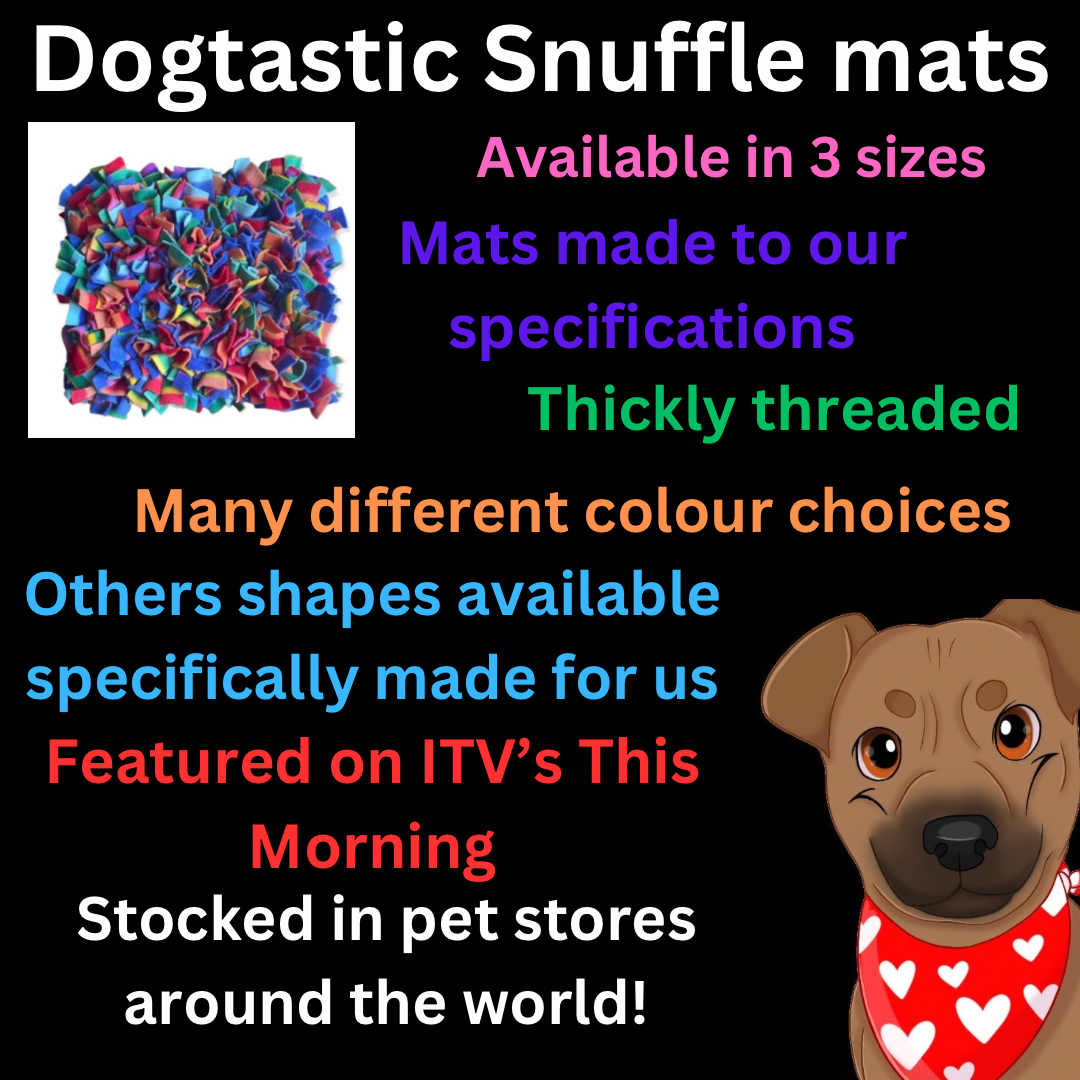 Snuffle mat rainbow enrichment dog toy
