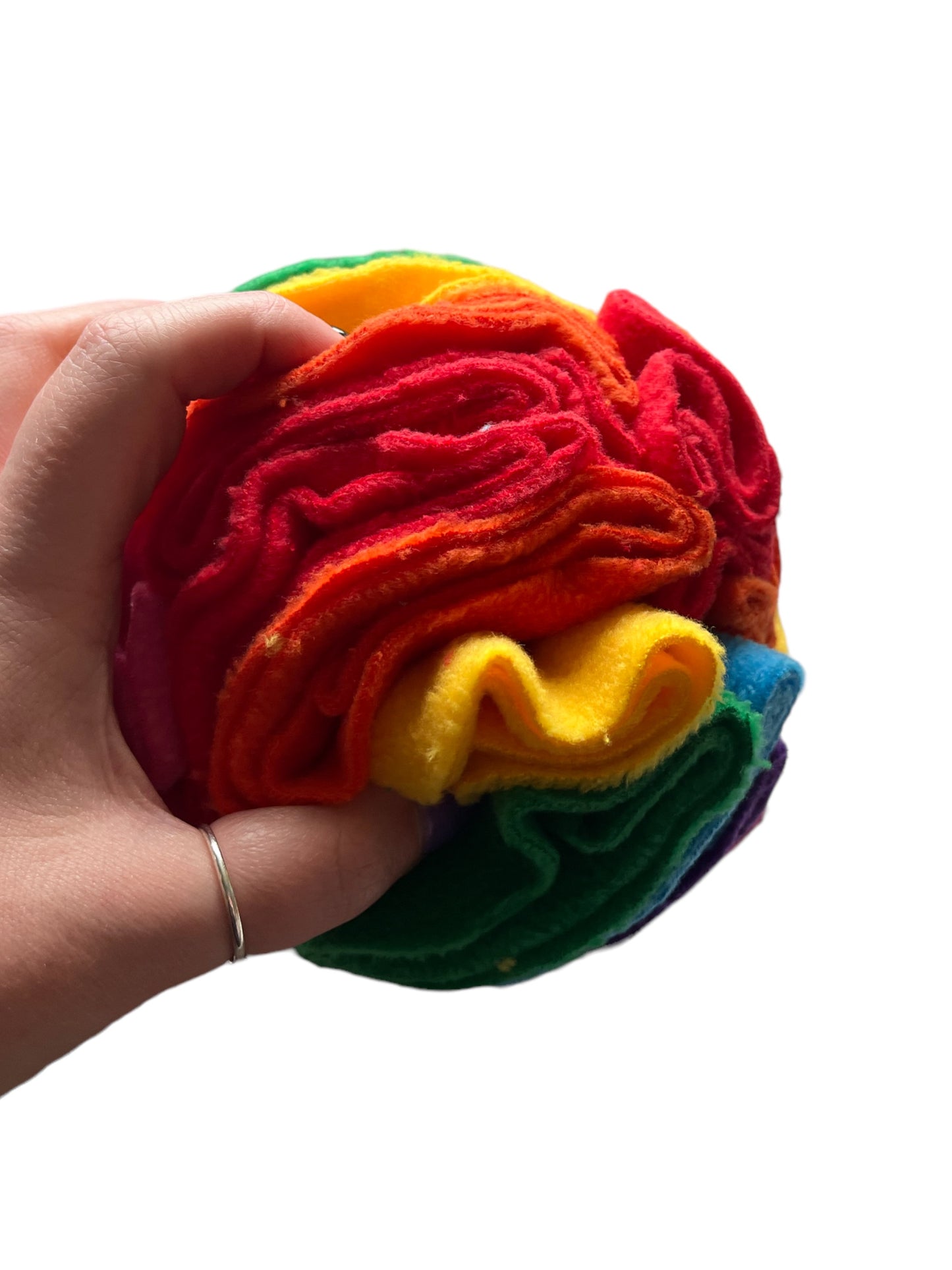 Snuffle ball sniff the rainbow, 6 inch size
