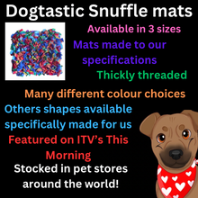 Load image into Gallery viewer, Snuffle mat rainbow shape enrichment dog toy
