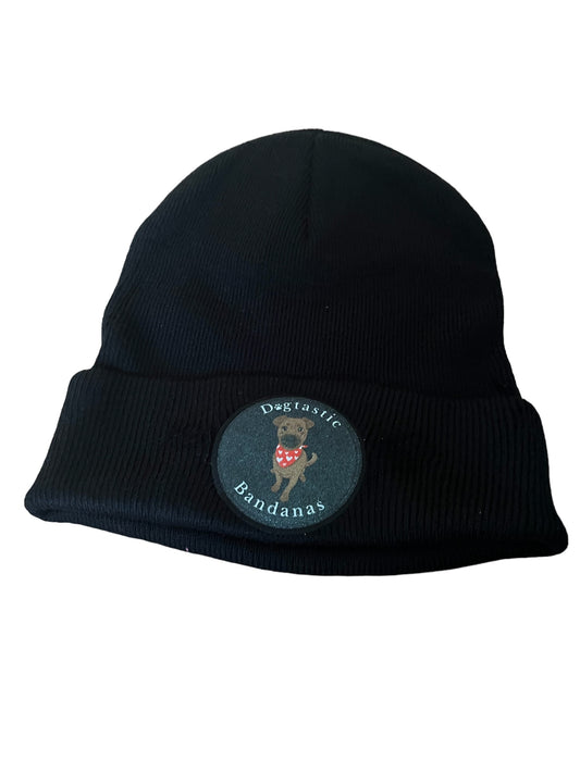 Dogtastic Beanie with glittery logo