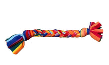 Load image into Gallery viewer, Rainbow tug toy plated dog toy

