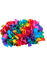 Load image into Gallery viewer, Snuffle mat sniff the rainbow enrichment dog toy
