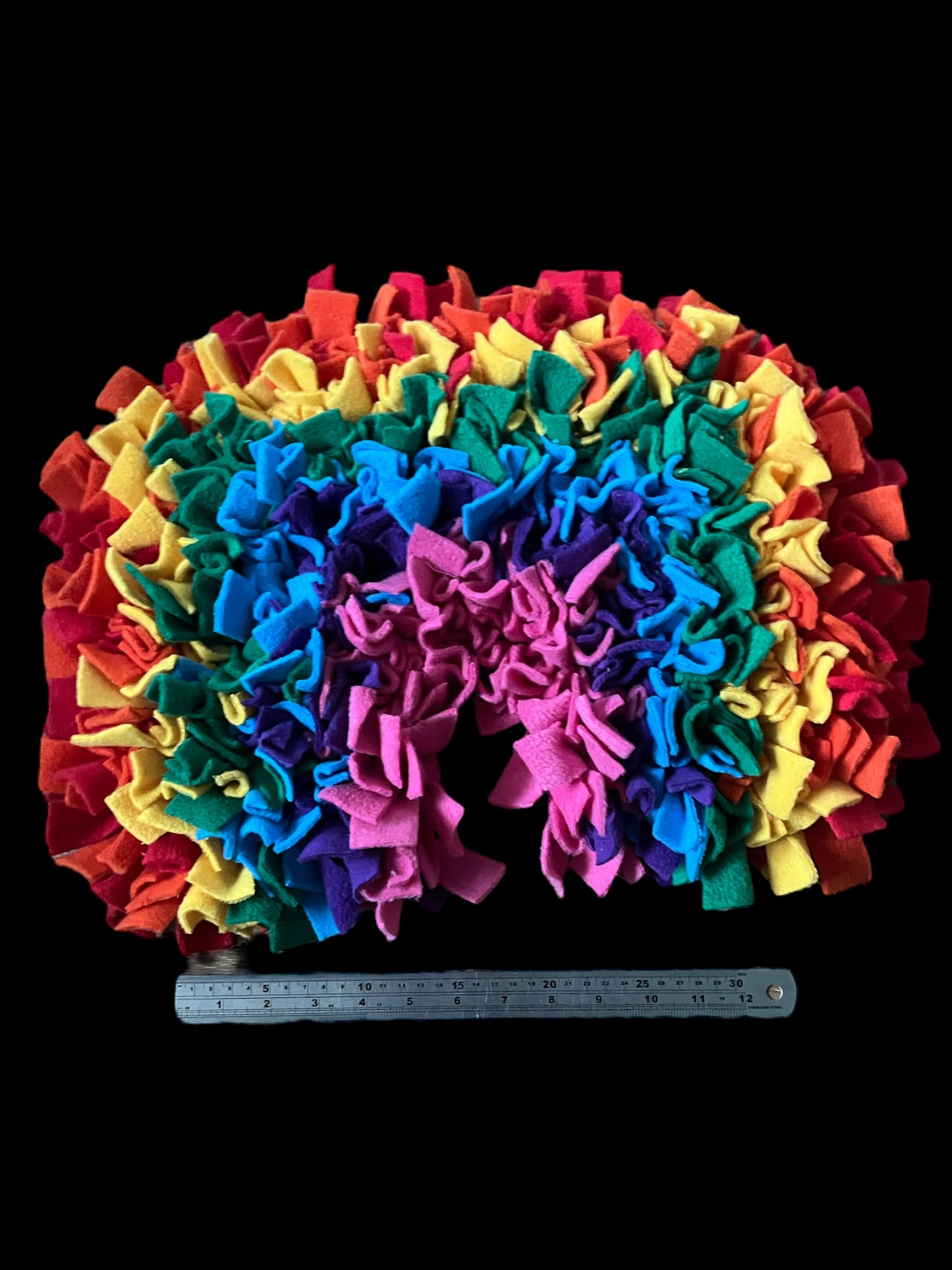 Snuffle mat rainbow shape enrichment dog toy