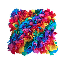 Load image into Gallery viewer, Snuffle mat sniff the rainbow enrichment dog toy
