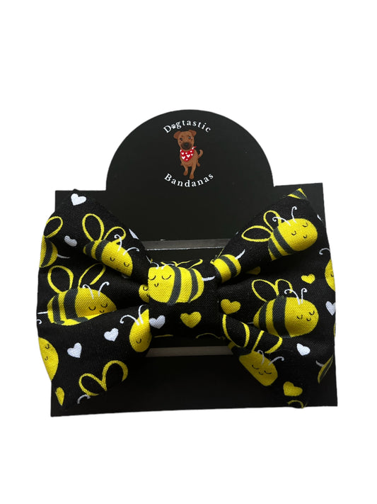 Busy Bee bows, dog bows