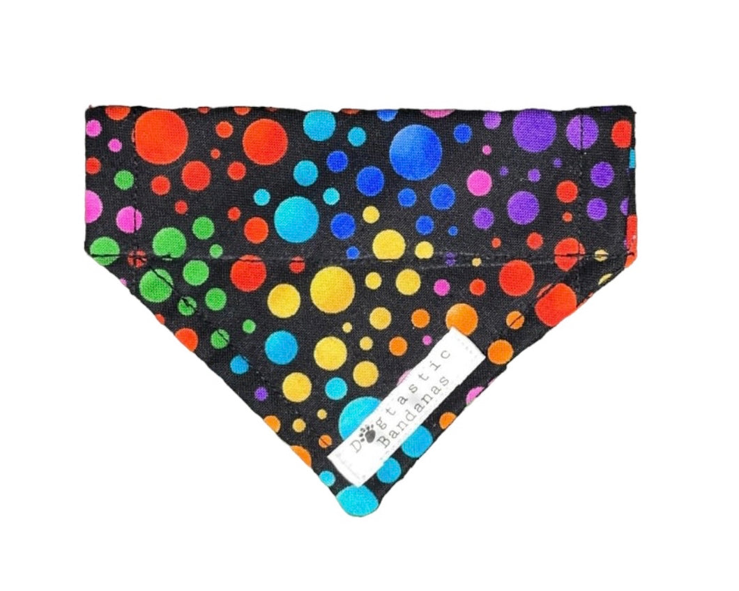 Colour bubble dog/pet bandana