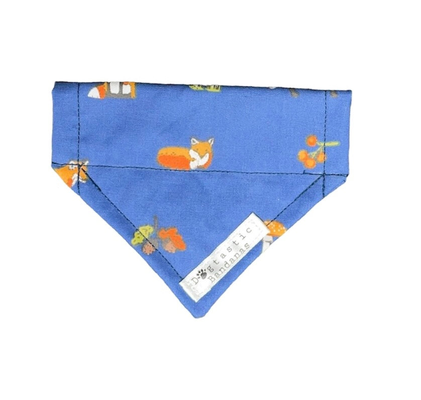 Blue foxy dog/pet bandana