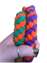 Load image into Gallery viewer, XL Halloween spiral chunky tug toy dog toy
