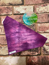 Load image into Gallery viewer, Tie-Dye Pink and Purple on the Collar Bandana
