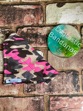 Load image into Gallery viewer, Pink splash camo dog/pet bandana
