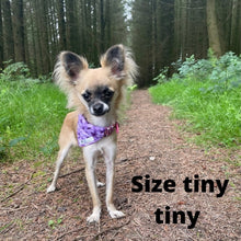 Load image into Gallery viewer, Purple pixel dog/pet bandana
