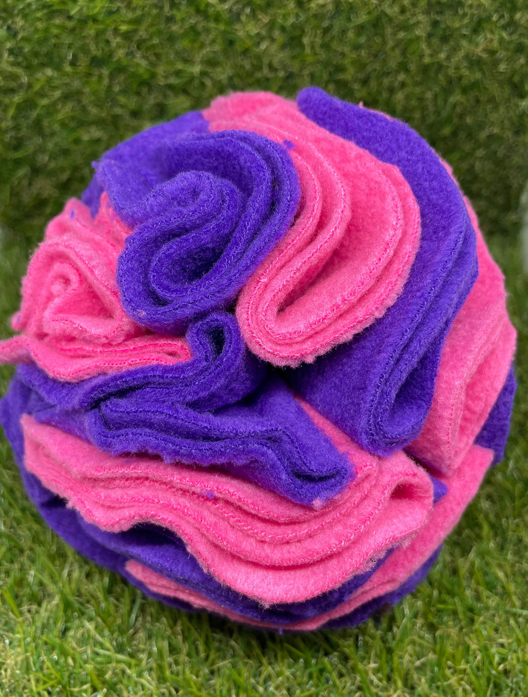 Snuffle ball pink and purple, 6 inch size
