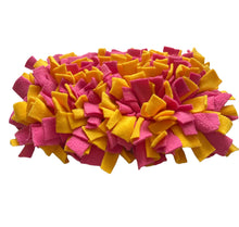 Load image into Gallery viewer, Snuffle mat Rhubarb and custard enrichment dog toy
