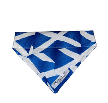Load image into Gallery viewer, Scottish flag dog/pet bandana
