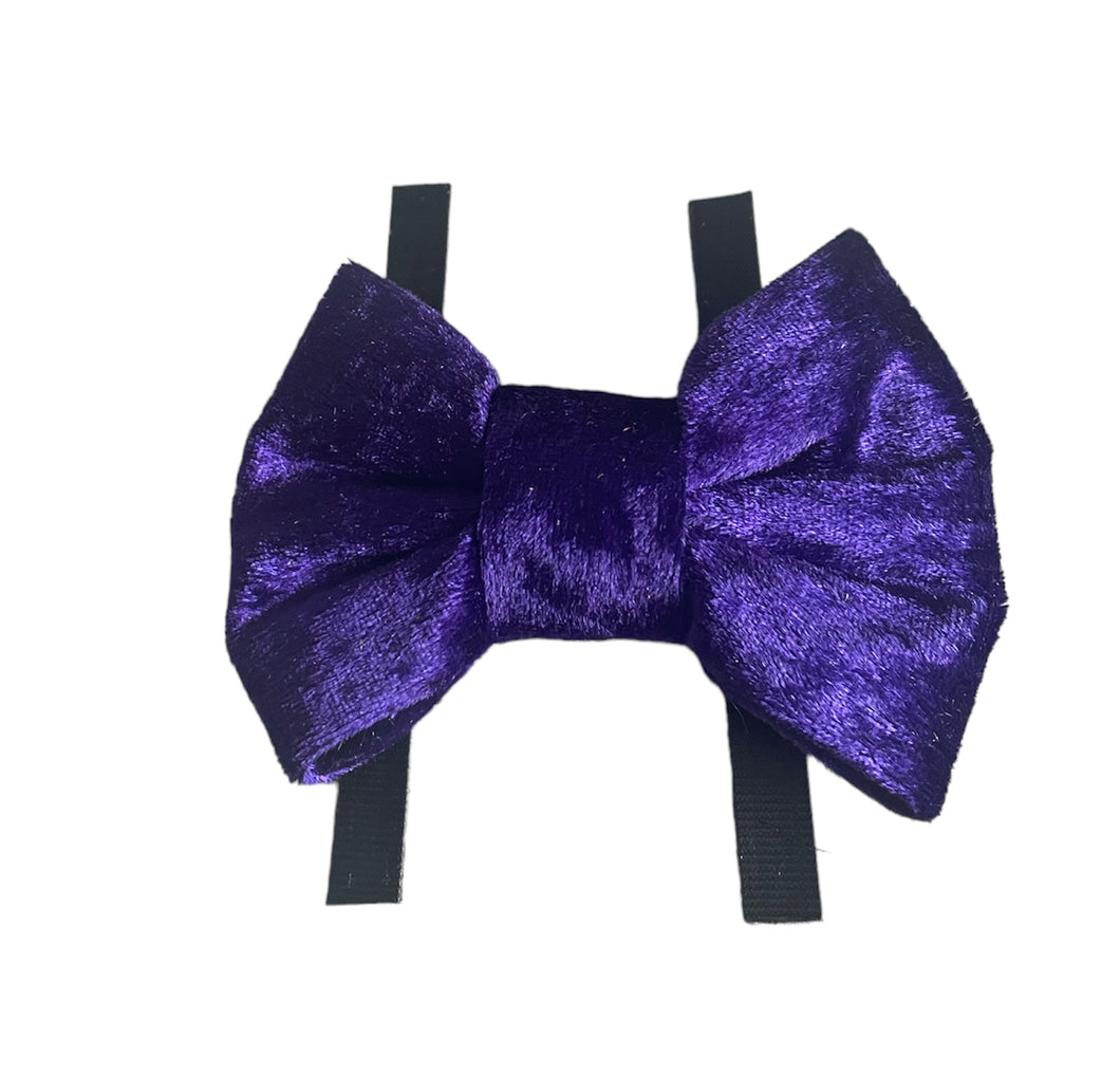 Velvet bows, dog bows