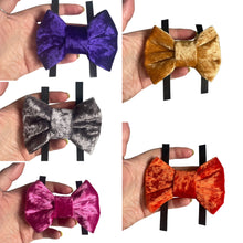 Load image into Gallery viewer, Velvet bows, dog bows
